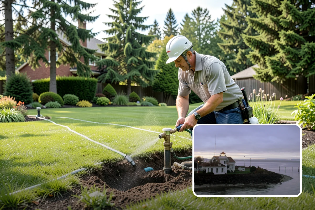 Boulder Wall Installation in Mukilteo, Snohomish County, WA - Massive stones provide strong, gravity-based retention