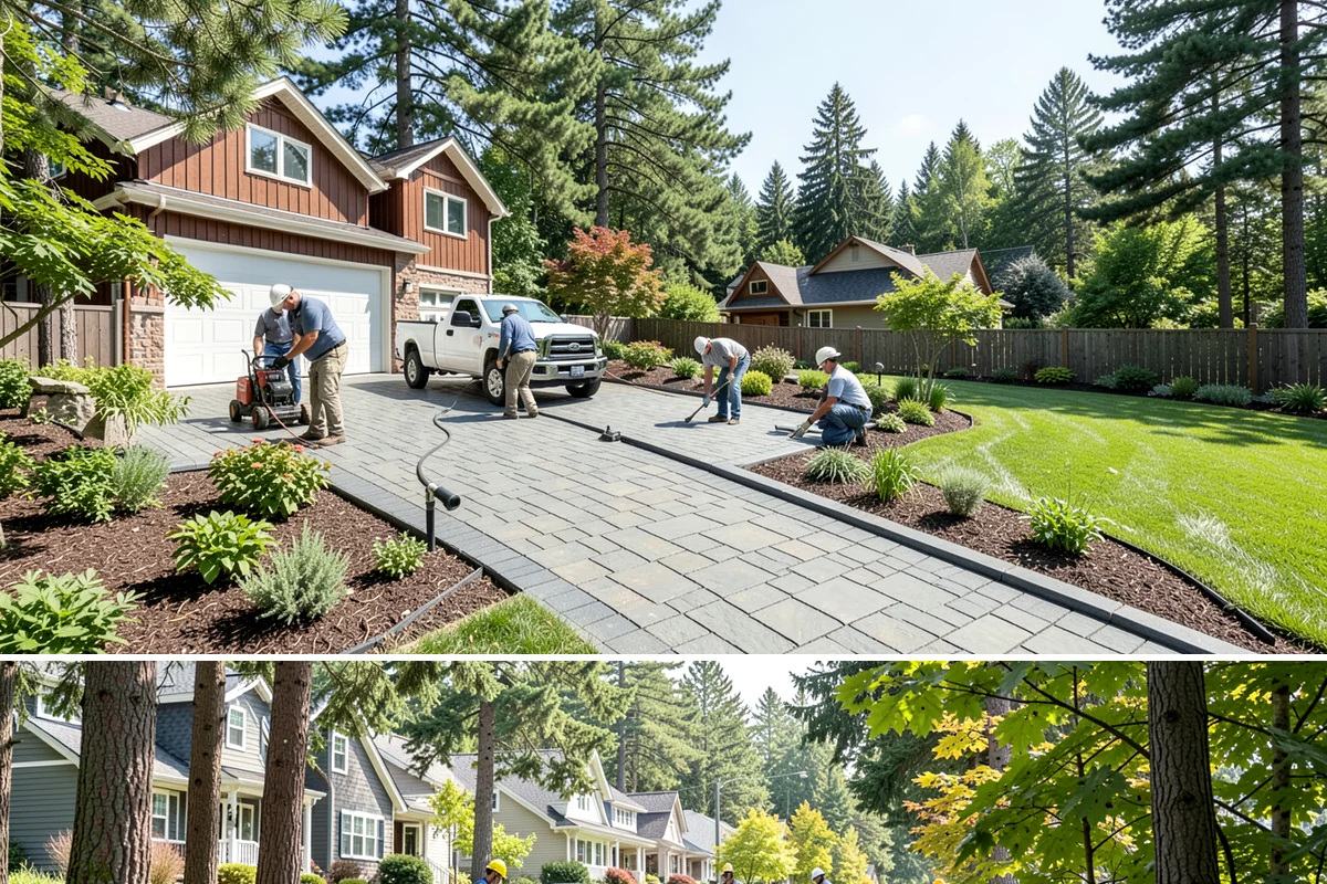 Boulder Wall Installation in Normandy Park, King County, WA - Summer's firmer, drier ground provides the stable footing that heavy equipment and boulder placement require, avoiding the mud of...