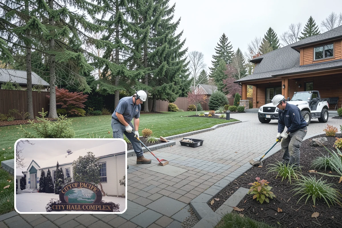 Boulder Wall Installation in Pacific, King County, WA - Massive stones provide strong, gravity-based retention