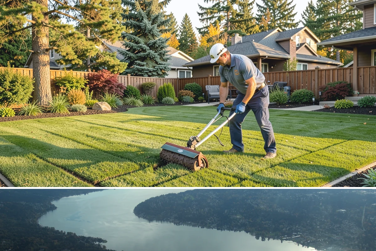Boulder Wall Installation in Sammamish, King County, WA - Summer's firmer, drier ground provides the stable footing that heavy equipment and boulder placement require, avoiding the mud of...