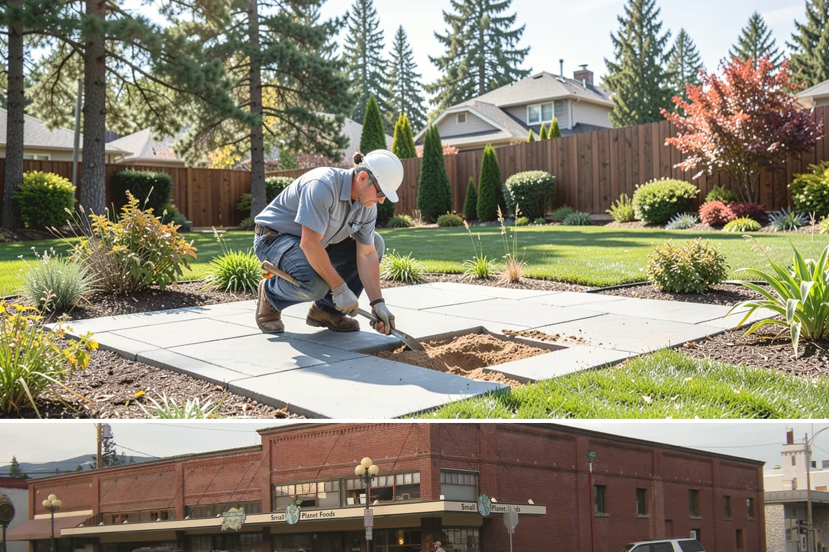 Boulder Wall Installation in Sedro-Woolley, Skagit County, WA - Summer's firmer, drier ground provides the stable footing that heavy equipment and boulder placement require, avoiding the mud of...
