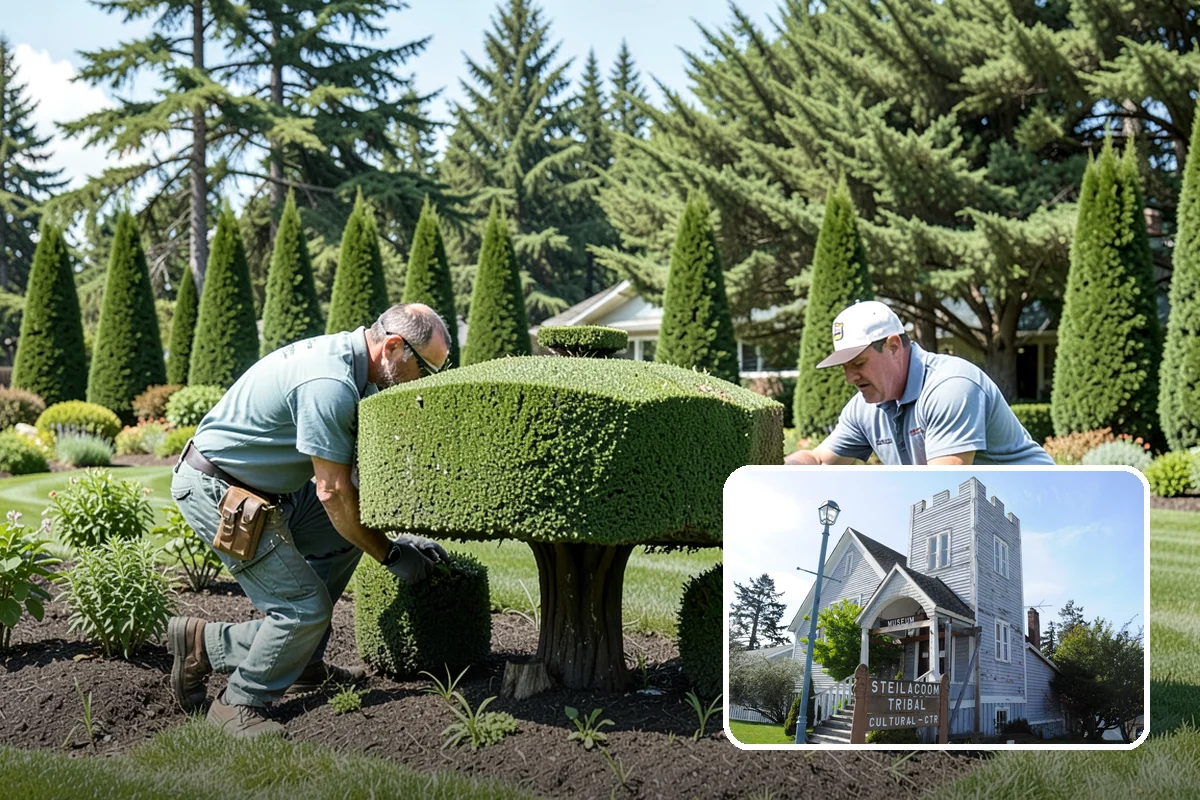 Boulder Wall Installation in Steilacoom, Pierce County, WA - Massive stones provide strong, gravity-based retention