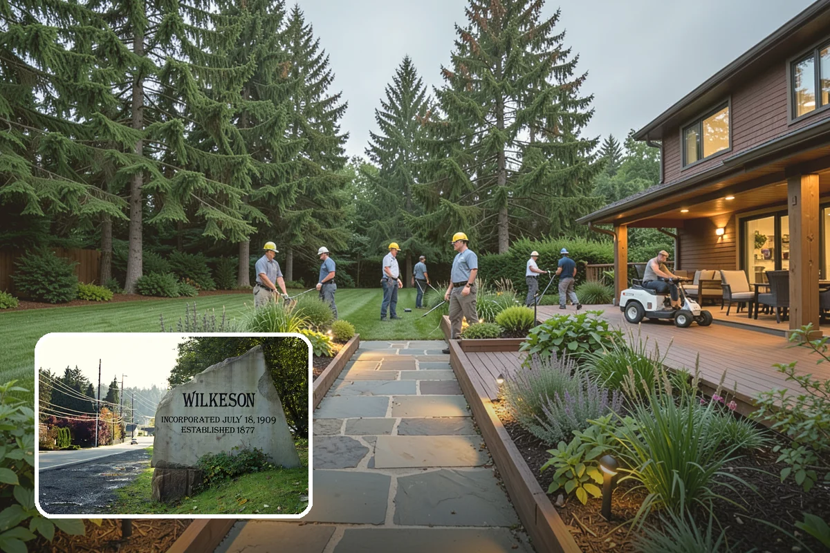 Boulder Wall Installation in Wilkeson, Pierce County, WA - Massive stones provide strong, gravity-based retention
