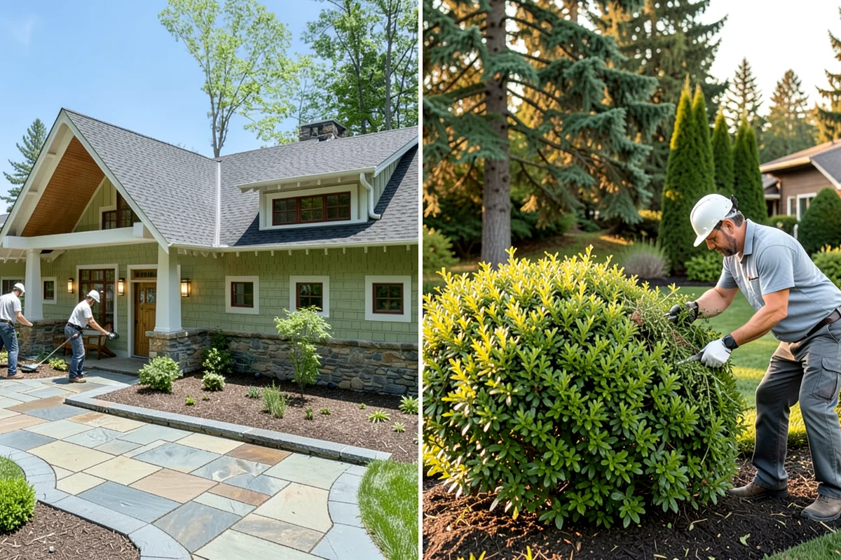 Boxwood Trimming in Arlington, Snohomish County, WA - Inspect the boxwood for pests, blight, and dieback