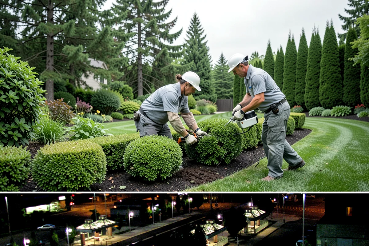 Boxwood Trimming in Auburn, King County, WA - Trimmed after the spring flush hardens off, avoiding late-fall cuts that leave PNW boxwood exposed to frost.