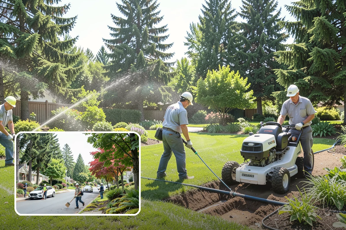 Boxwood Trimming in Beaux Arts Village, King County, WA - Crisp, formal faces and level tops