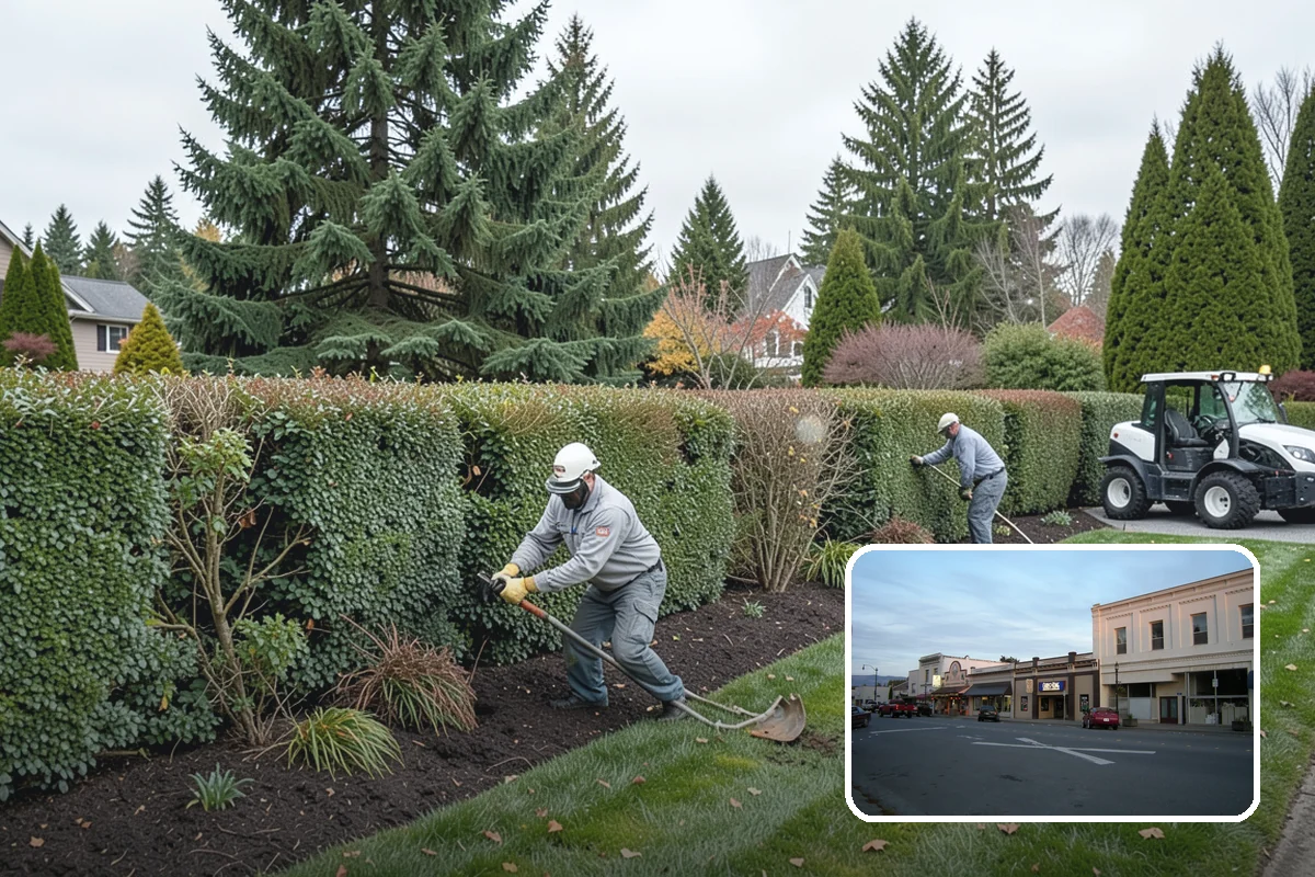 Boxwood Trimming in Burlington, Skagit County, WA - Crisp, formal faces and level tops