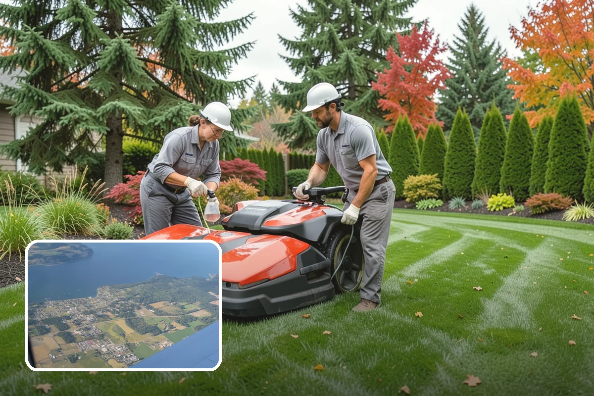 Boxwood Trimming in Coupeville, Island County, WA - Crisp, formal faces and level tops