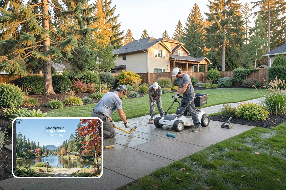 Boxwood Trimming in Covington, King County, WA - Crisp, formal faces and level tops