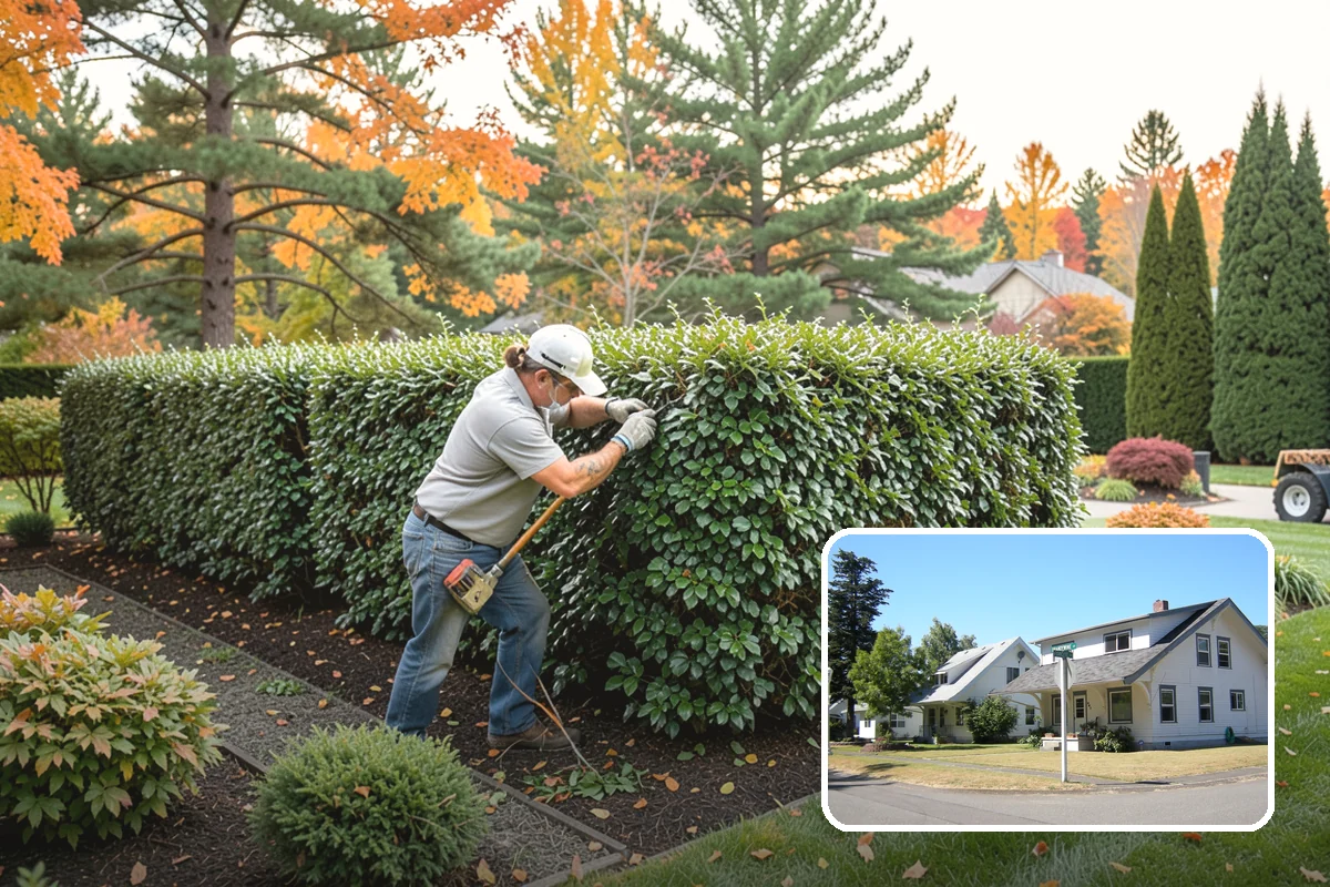 Boxwood Trimming in DuPont, Pierce County, WA - Crisp, formal faces and level tops