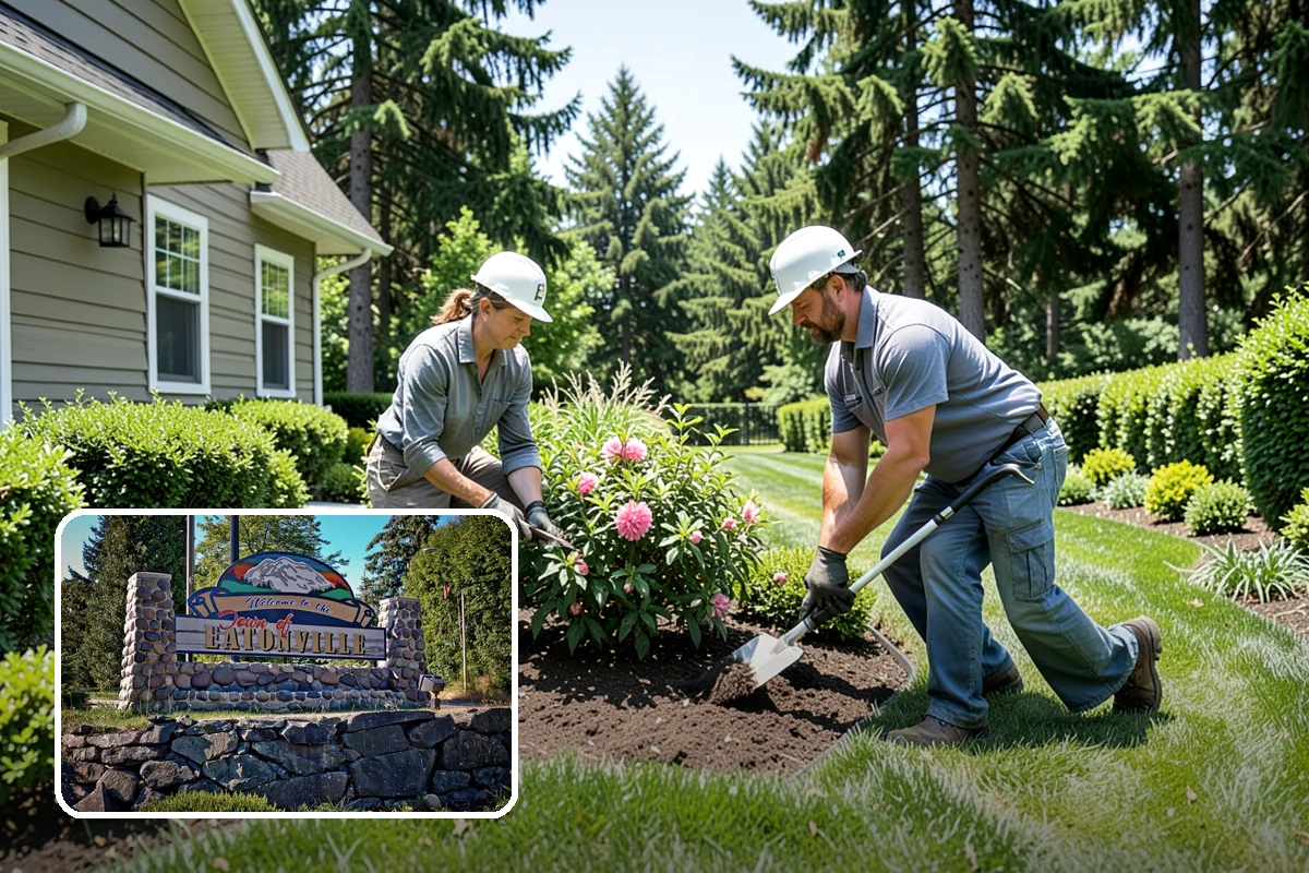 Boxwood Trimming in Eatonville, Pierce County, WA - Crisp, formal faces and level tops
