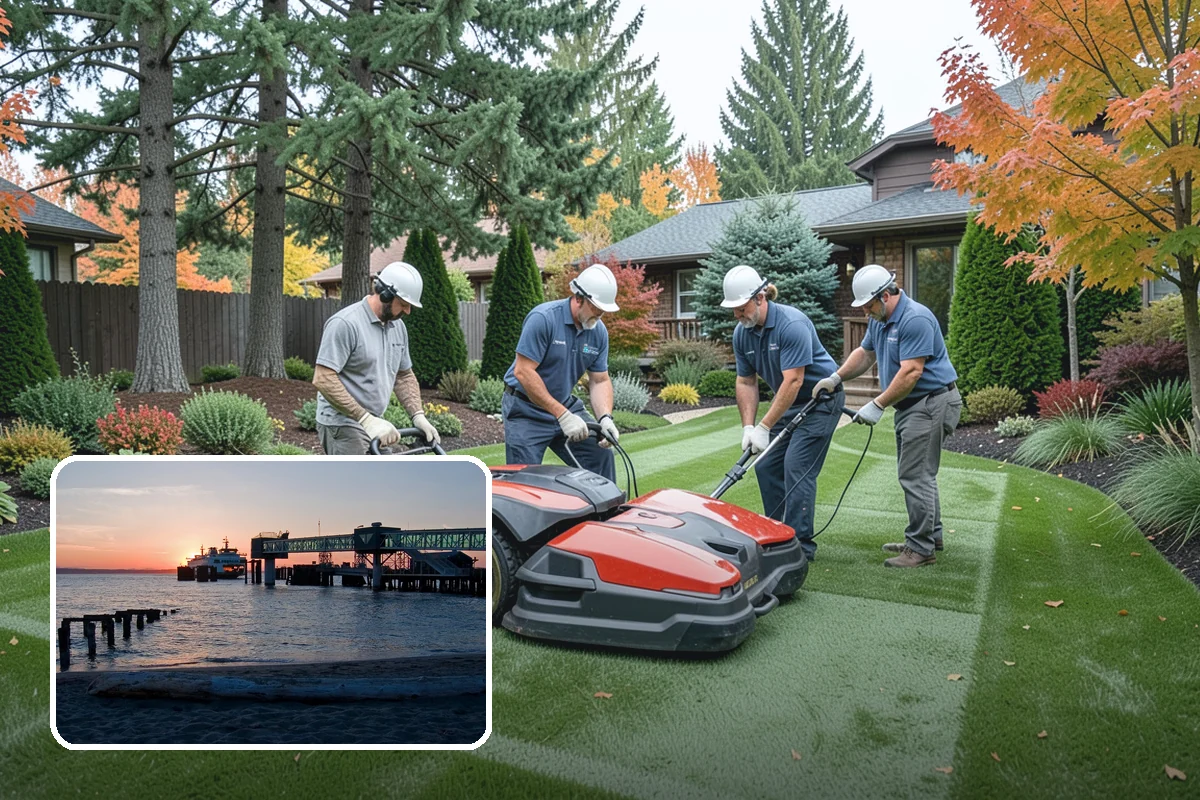 Boxwood Trimming in Edmonds, Snohomish County, WA - Crisp, formal faces and level tops