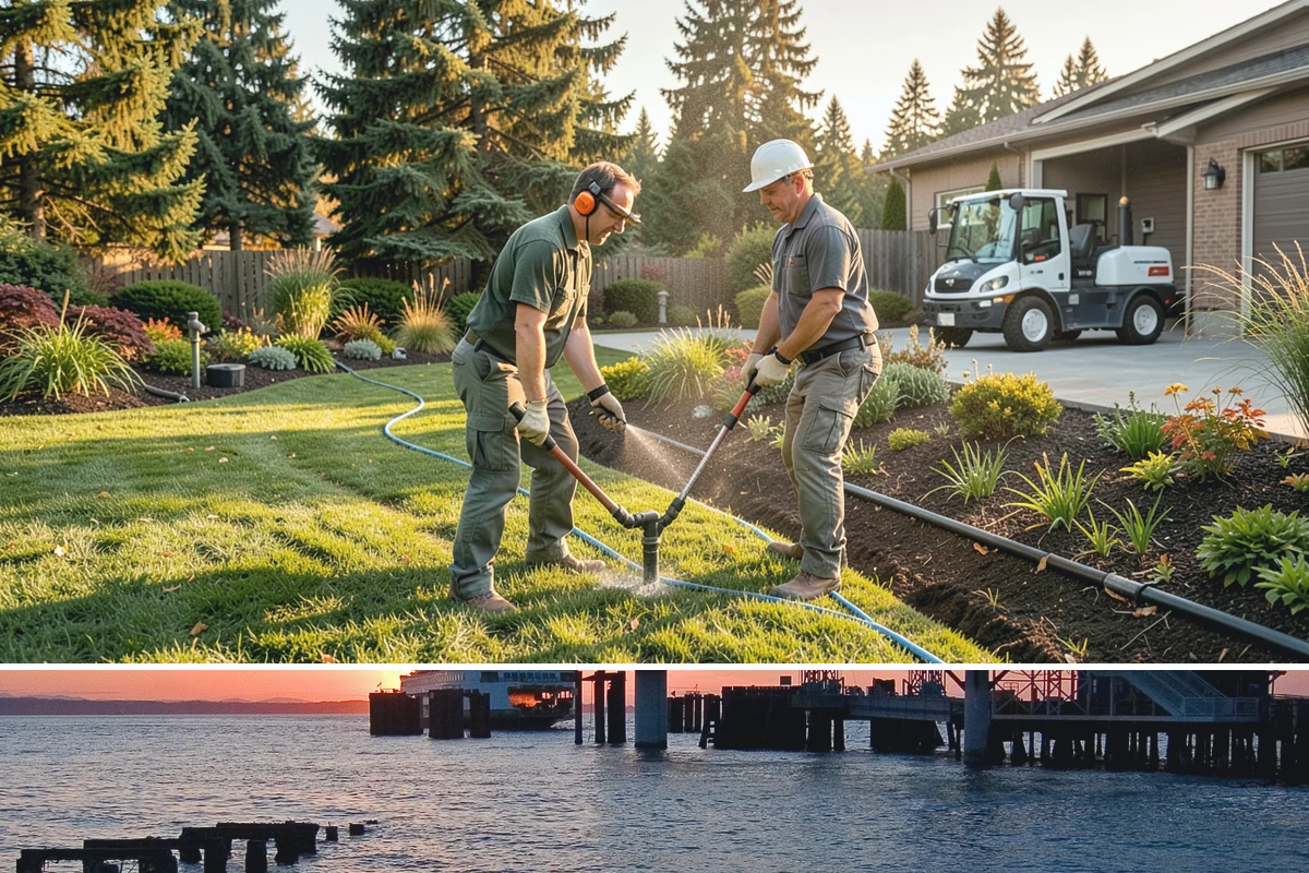 Boxwood Trimming in Edmonds, Snohomish County, WA - Trimmed after the spring flush hardens off, avoiding late-fall cuts that leave PNW boxwood exposed to frost.