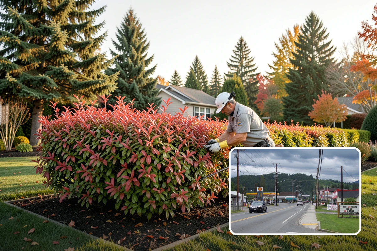 Boxwood Trimming in Granite Falls, Snohomish County, WA - Crisp, formal faces and level tops