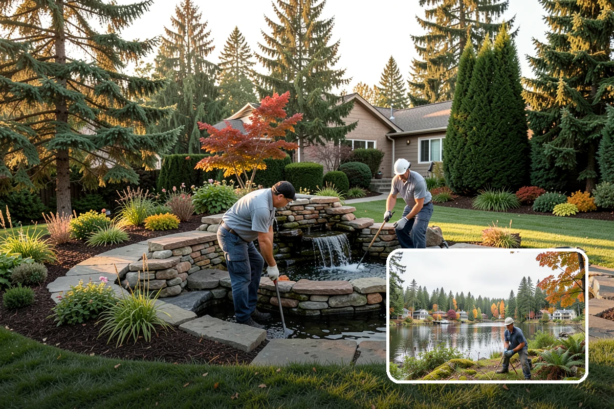 Boxwood Trimming in La Conner, Skagit County, WA - Crisp, formal faces and level tops