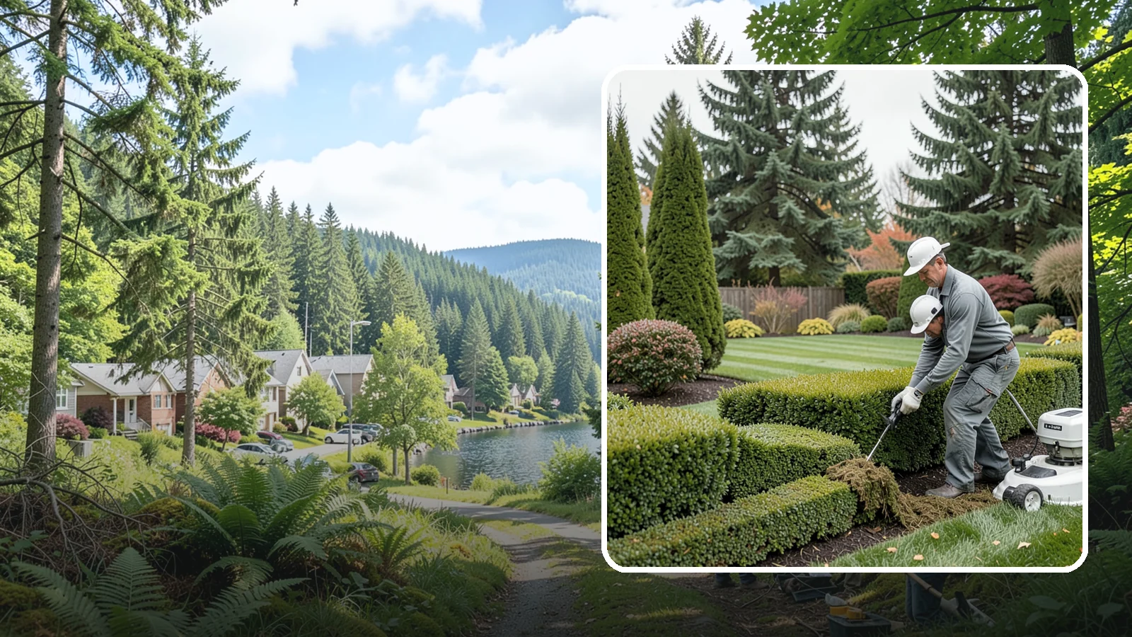 Boxwood Trimming in Lake Forest Park, King County, WA - Precise boxwood trimming for crisp formal edges and dense, blight-resistant growth.