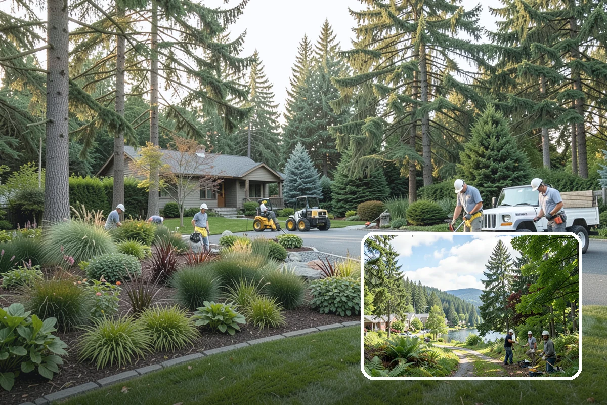 Boxwood Trimming in Lake Forest Park, King County, WA - Crisp, formal faces and level tops