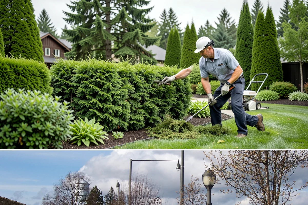 Boxwood Trimming in Marysville, Snohomish County, WA - Trimmed after the spring flush hardens off, avoiding late-fall cuts that leave PNW boxwood exposed to frost.
