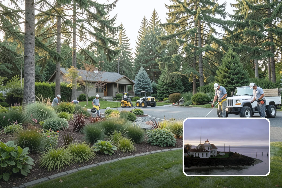 Boxwood Trimming in Mukilteo, Snohomish County, WA - Crisp, formal faces and level tops