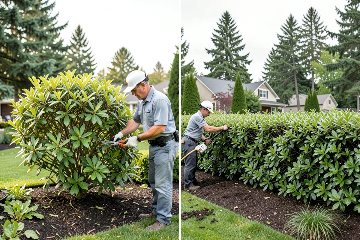 Boxwood Trimming in Sedro-Woolley, Skagit County, WA - Inspect the boxwood for pests, blight, and dieback