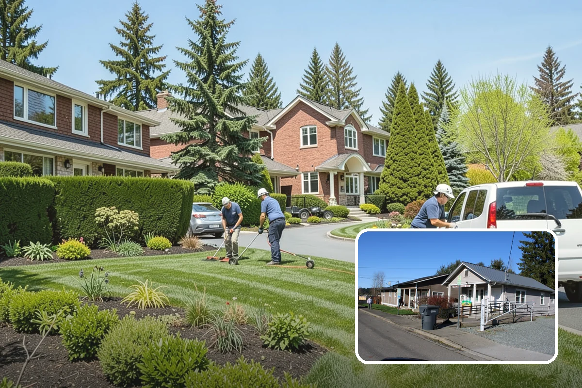 Boxwood Trimming in South Prairie, Pierce County, WA - Crisp, formal faces and level tops