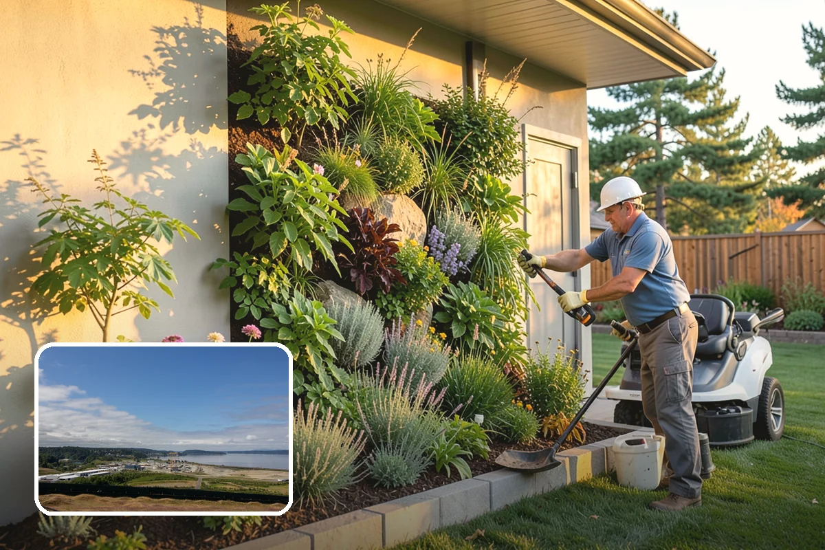 Boxwood Trimming in University Place, Pierce County, WA - Crisp, formal faces and level tops