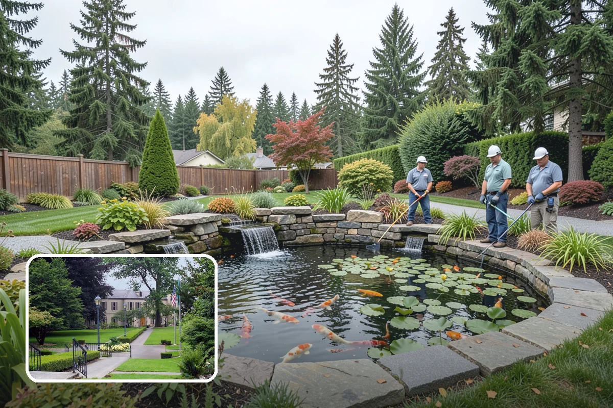 Boxwood Trimming in Woodinville, King County, WA - Crisp, formal faces and level tops