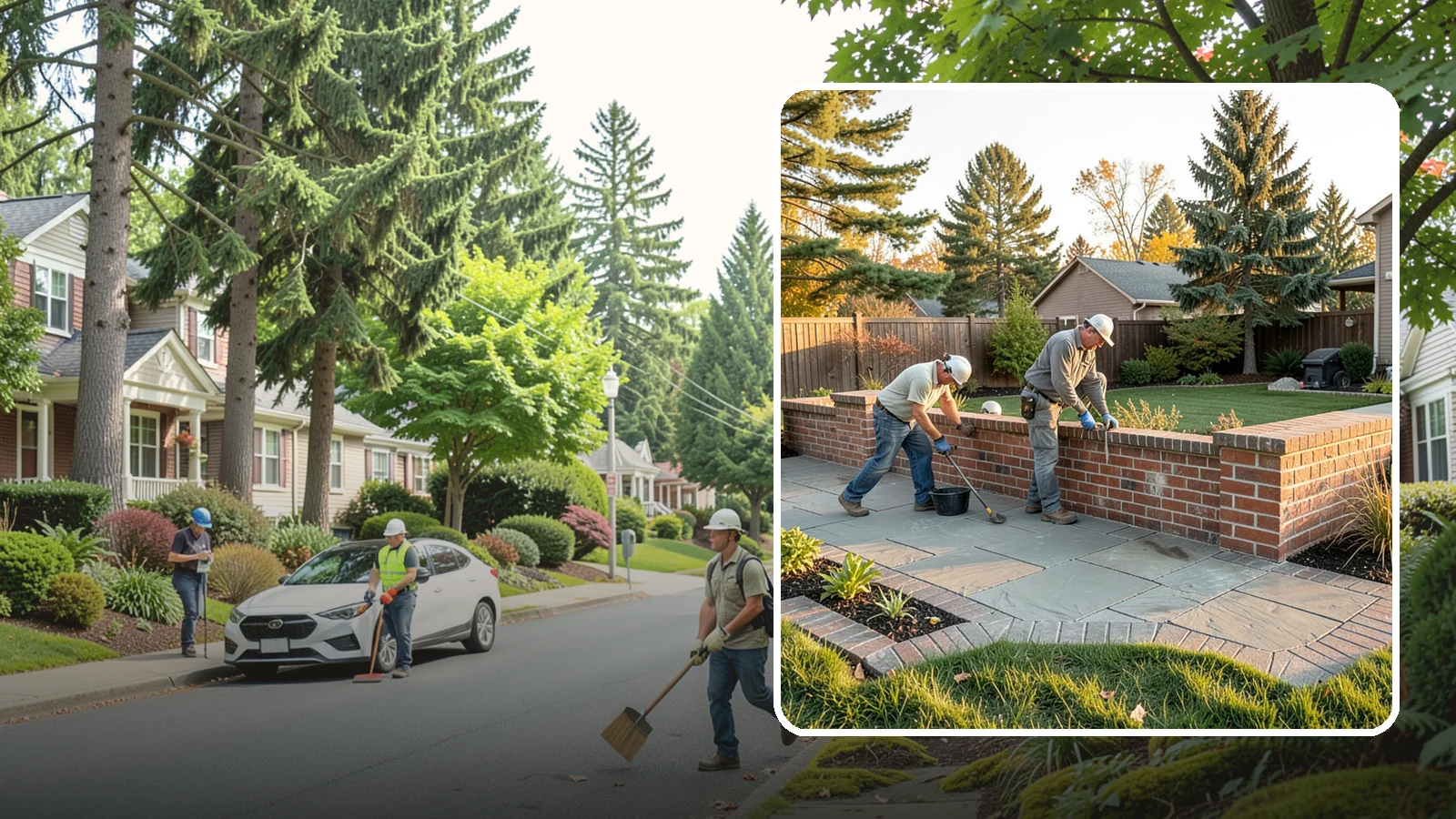 Brick Masonry in Beaux Arts Village, King County, WA - Classic brickwork - walls, pillars, borders, and features - laid with precision for lasting appeal.