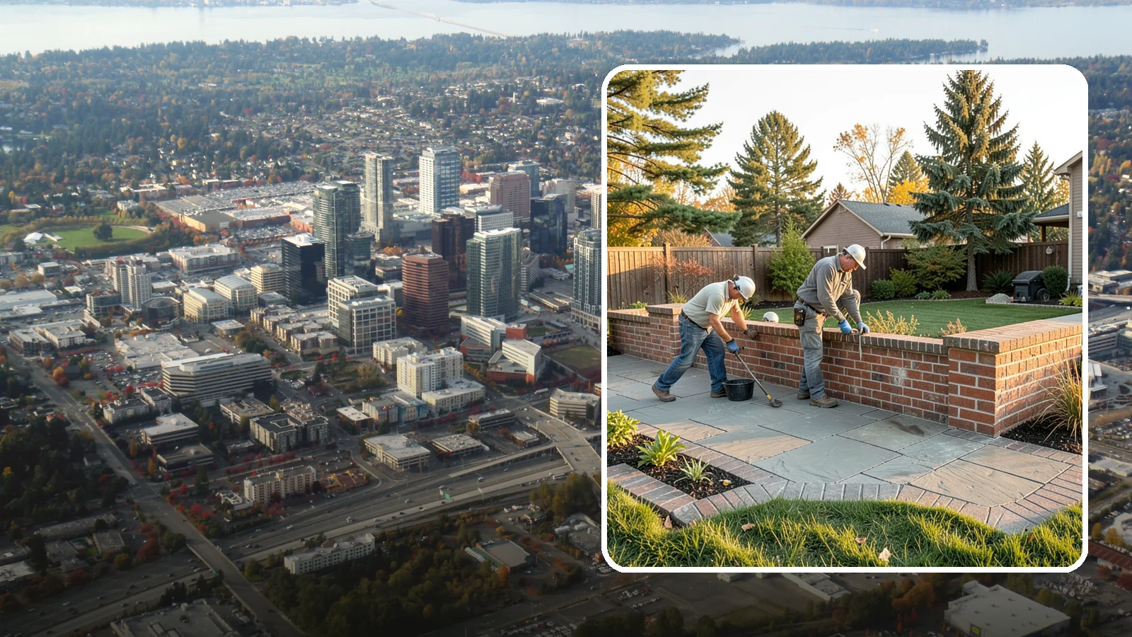 Brick Masonry in Bellevue, King County, WA - Classic brickwork - walls, pillars, borders, and features - laid with precision for lasting appeal.