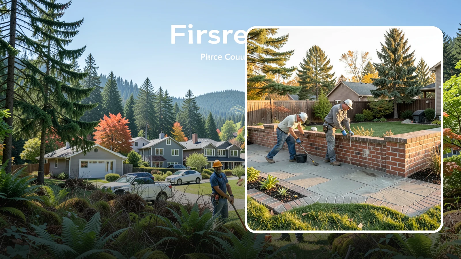 Brick Masonry in Fircrest, Pierce County, WA - Classic brickwork - walls, pillars, borders, and features - laid with precision for lasting appeal.