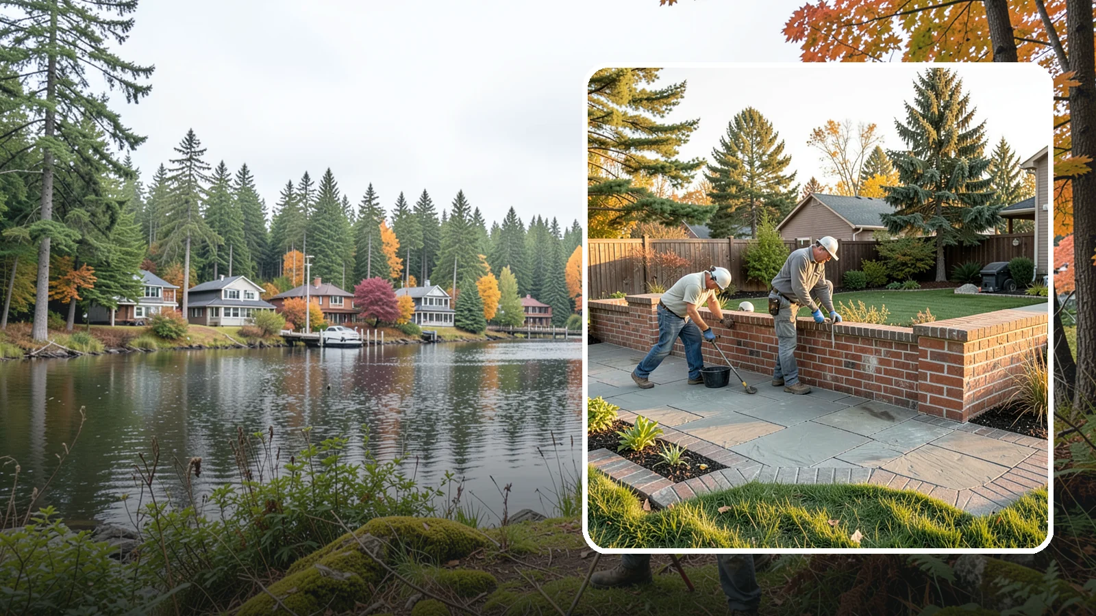 Brick Masonry in La Conner, Skagit County, WA - Classic brickwork - walls, pillars, borders, and features - laid with precision for lasting appeal.