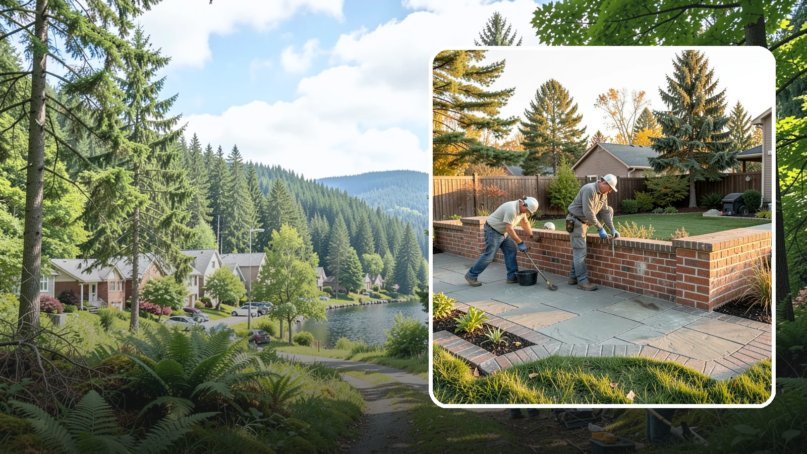 Brick Masonry in Lake Forest Park, King County, WA - Classic brickwork - walls, pillars, borders, and features - laid with precision for lasting appeal.