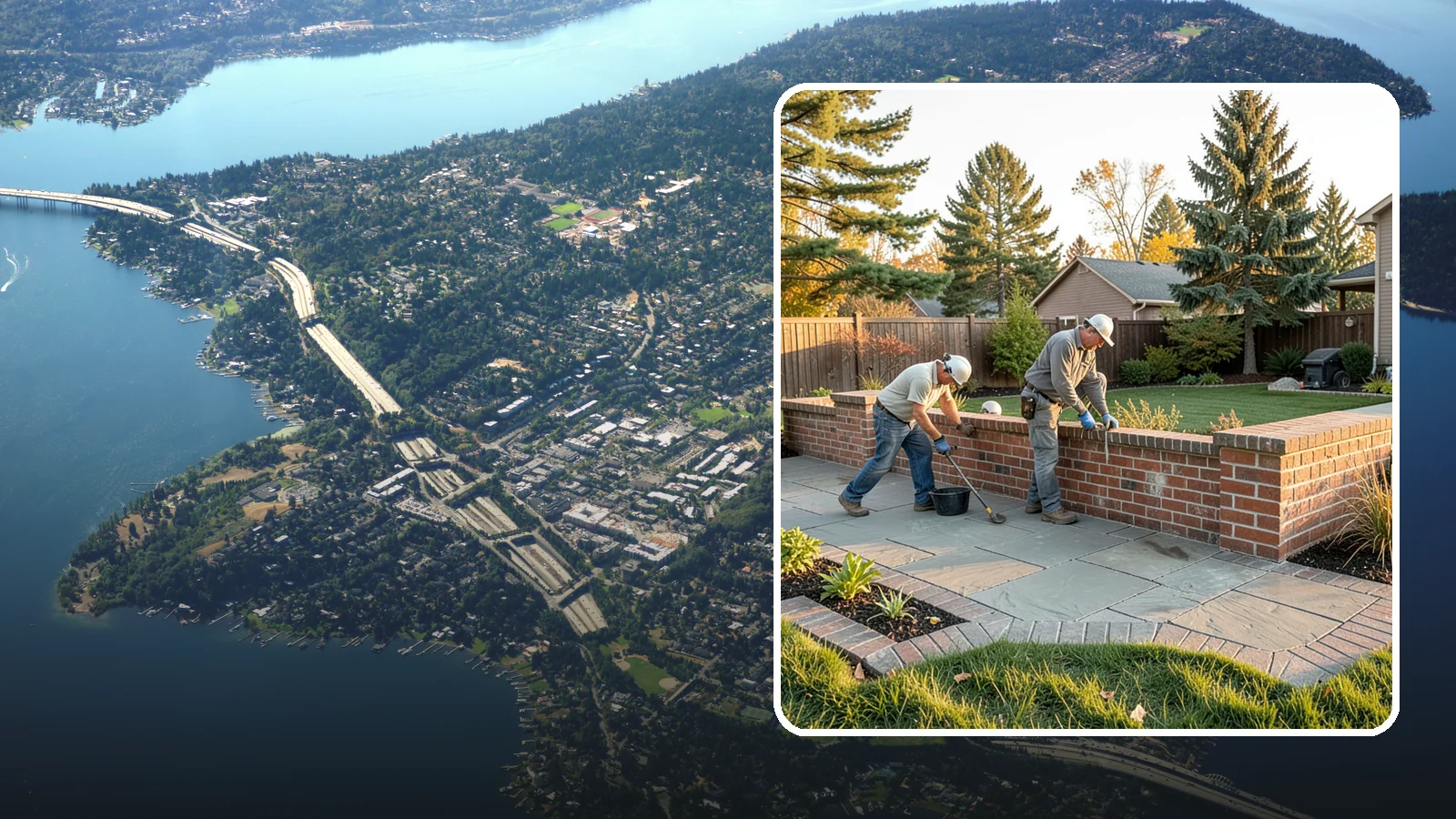 Brick Masonry in Mercer Island, King County, WA - Classic brickwork - walls, pillars, borders, and features - laid with precision for lasting appeal.