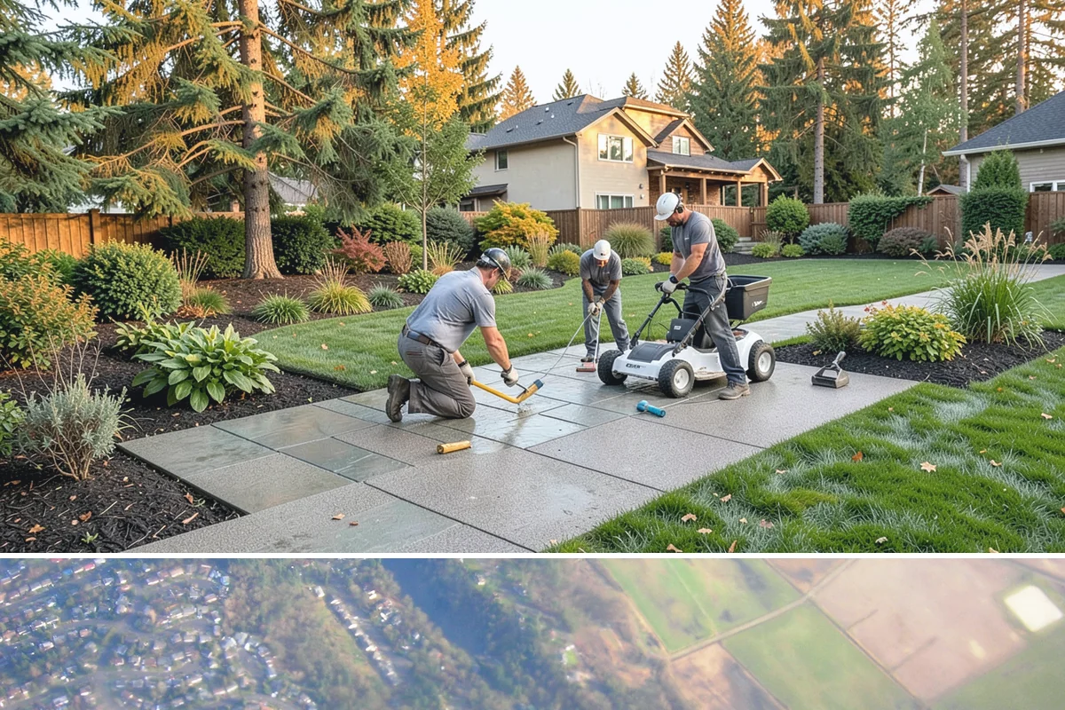 Brick Paver Installation in Algona, King County, WA - Ideal in the drier spring-to-fall stretch, though brick's tight joints tolerate our damp climate well once polymeric sand cures.