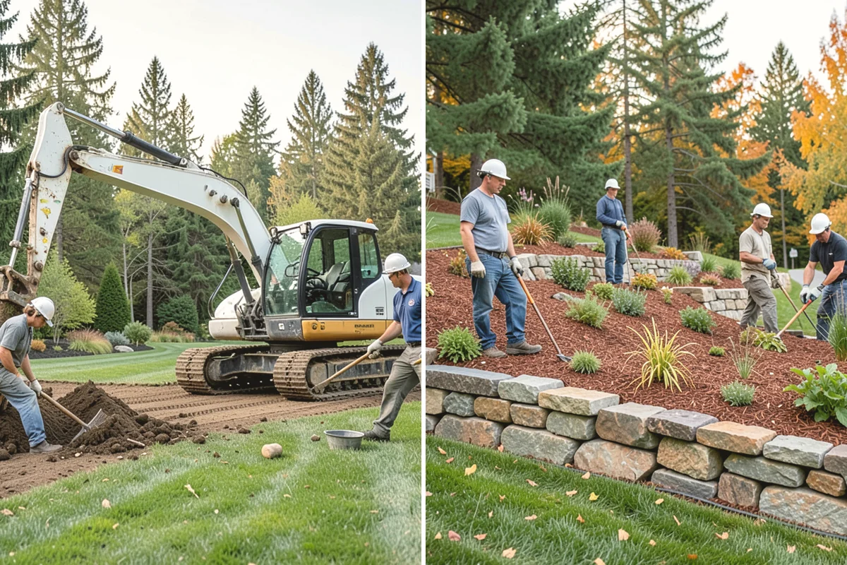 Brick Paver Installation in Anacortes, Skagit County, WA - Lay out patterns and confirm drainage grade