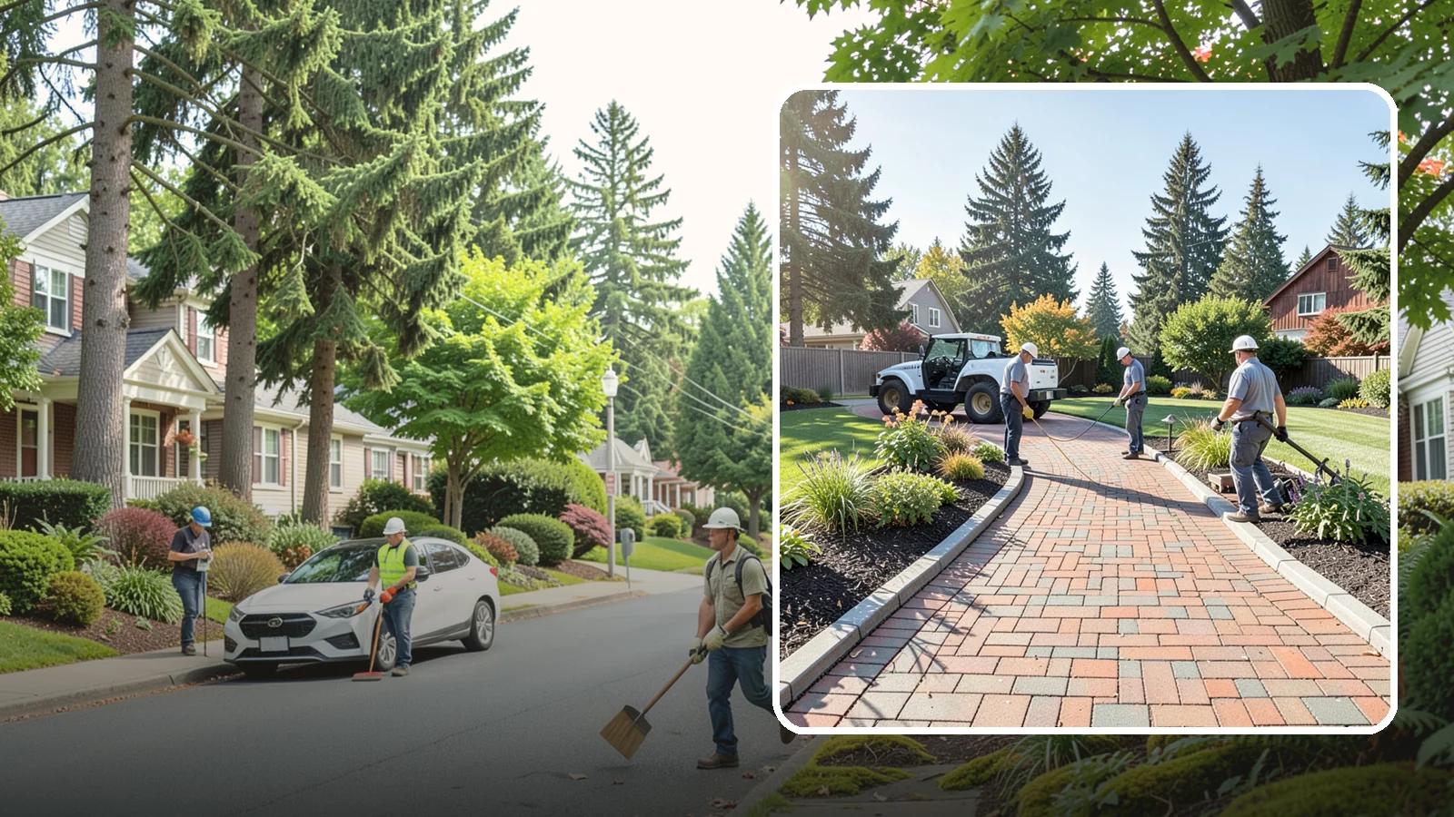 Brick Paver Installation in Beaux Arts Village, King County, WA - Classic clay brick pavers that hold their color for decades, ideal for traditional PNW walkways, courtyards, and garden paths.