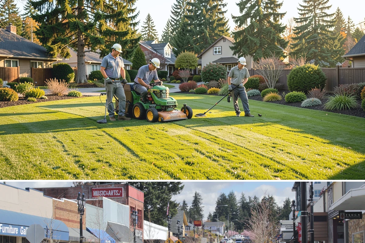 Brick Paver Installation in Bothell, King County, WA - Ideal in the drier spring-to-fall stretch, though brick's tight joints tolerate our damp climate well once polymeric sand cures.