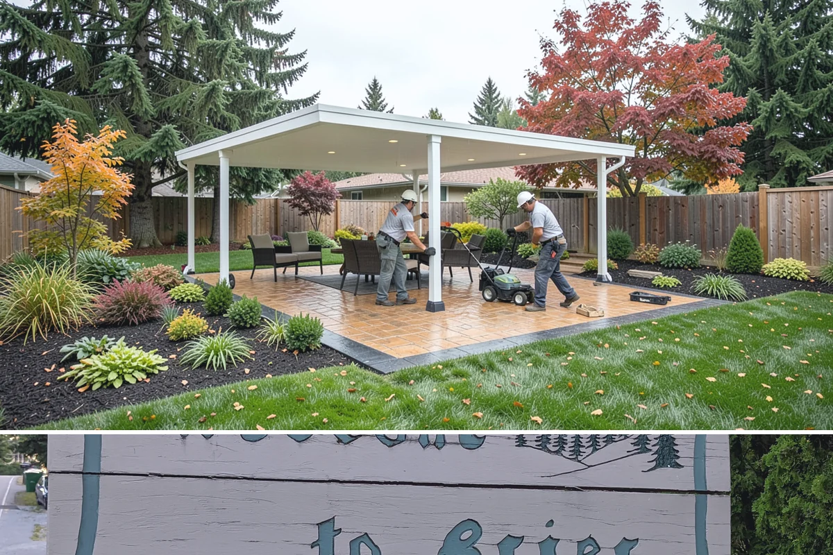 Brick Paver Installation in Brier, Snohomish County, WA - Ideal in the drier spring-to-fall stretch, though brick's tight joints tolerate our damp climate well once polymeric sand cures.