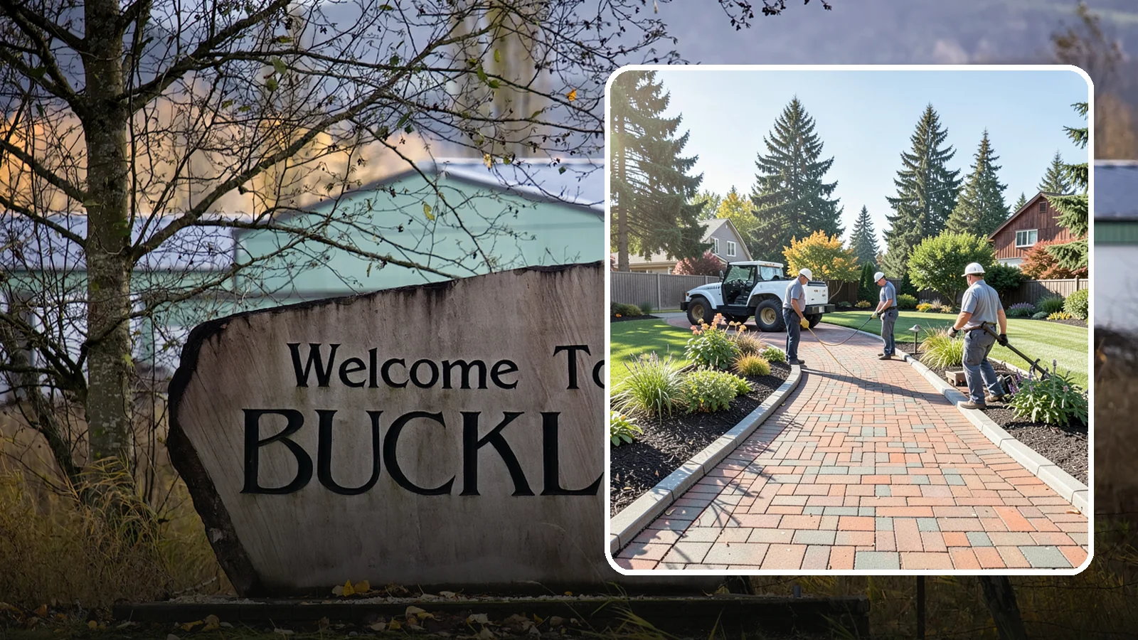 Brick Paver Installation in Buckley, Pierce County, WA - Classic clay brick pavers that hold their color for decades, ideal for traditional PNW walkways, courtyards, and garden paths.