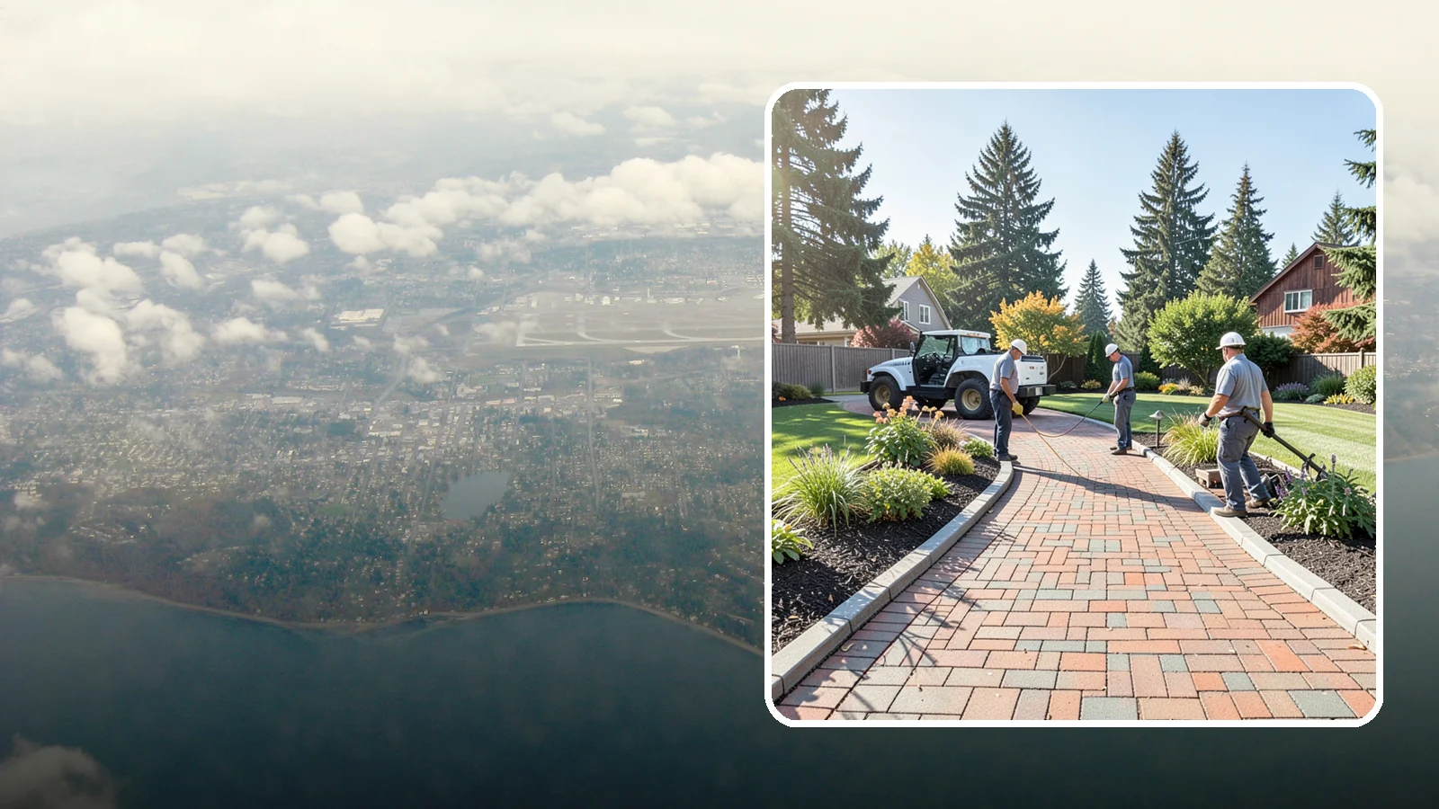 Brick Paver Installation in Burien, King County, WA - Classic clay brick pavers that hold their color for decades, ideal for traditional PNW walkways, courtyards, and garden paths.