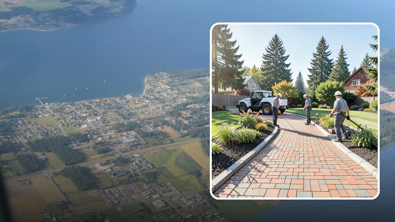 Brick Paver Installation in Coupeville, Island County, WA - Classic clay brick pavers that hold their color for decades, ideal for traditional PNW walkways, courtyards, and garden paths.