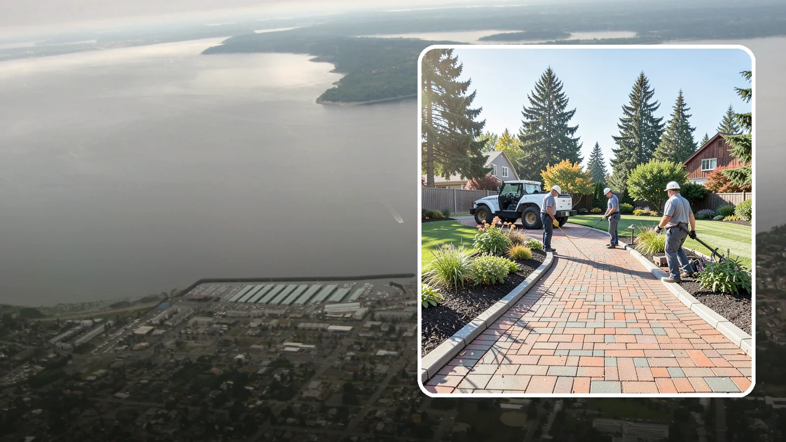 Brick Paver Installation in Des Moines, King County, WA - Classic clay brick pavers that hold their color for decades, ideal for traditional PNW walkways, courtyards, and garden paths.