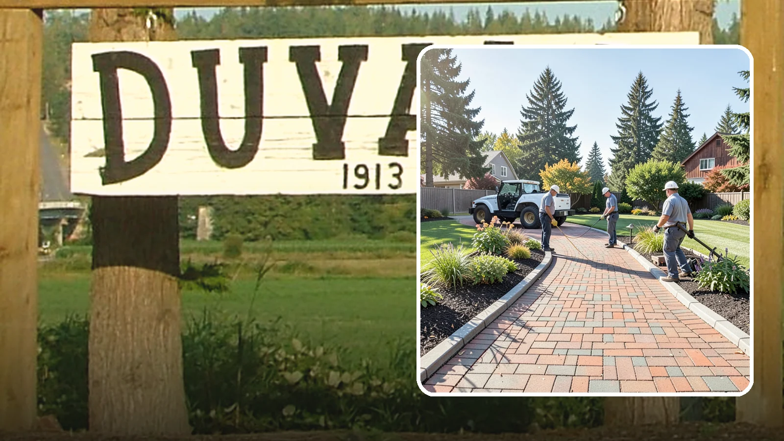 Brick Paver Installation in Duvall, King County, WA - Classic clay brick pavers that hold their color for decades, ideal for traditional PNW walkways, courtyards, and garden paths.