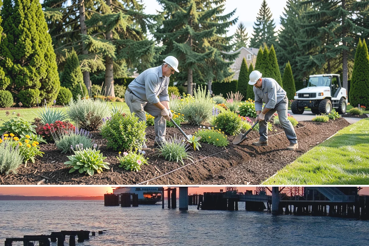 Brick Paver Installation in Edmonds, Snohomish County, WA - Ideal in the drier spring-to-fall stretch, though brick's tight joints tolerate our damp climate well once polymeric sand cures.