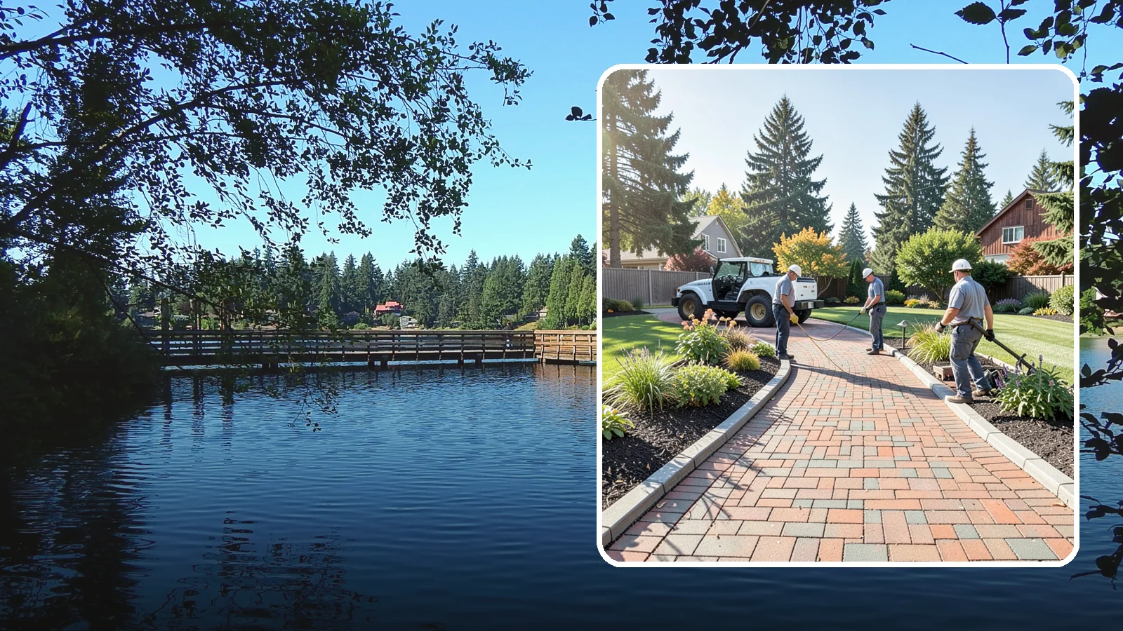 Brick Paver Installation in Federal Way, King County, WA - Classic clay brick pavers that hold their color for decades, ideal for traditional PNW walkways, courtyards, and garden paths.