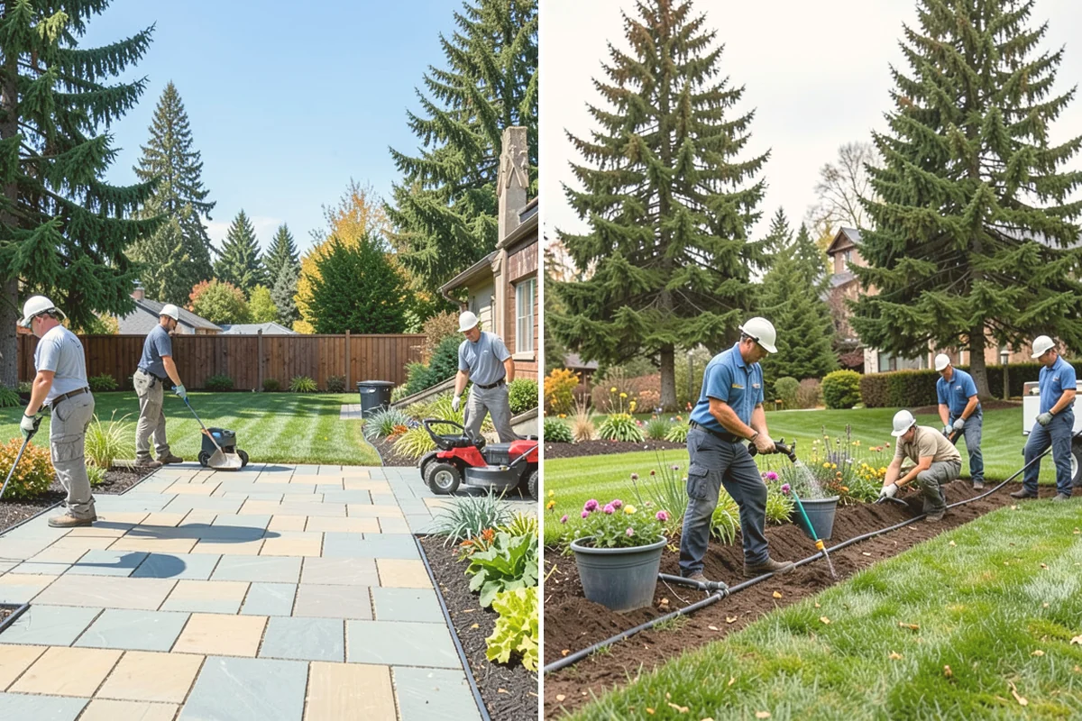 Brick Paver Installation in Fife, Pierce County, WA - Lay out patterns and confirm drainage grade