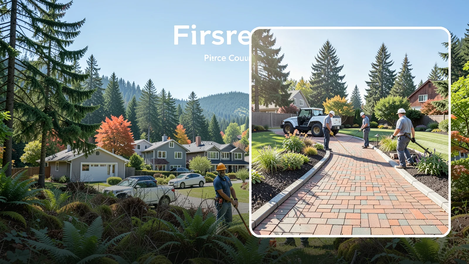 Brick Paver Installation in Fircrest, Pierce County, WA - Classic clay brick pavers that hold their color for decades, ideal for traditional PNW walkways, courtyards, and garden paths.