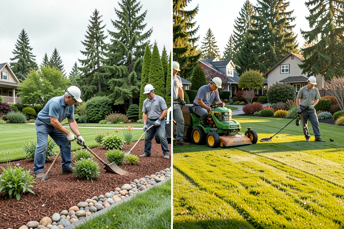 Brick Paver Installation in Kenmore, King County, WA - Lay out patterns and confirm drainage grade