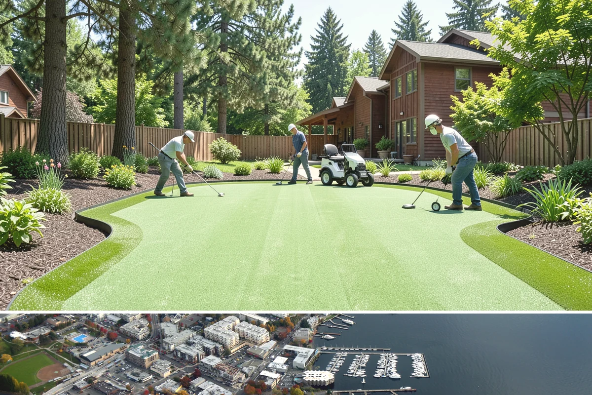 Brick Paver Installation in Kirkland, King County, WA - Ideal in the drier spring-to-fall stretch, though brick's tight joints tolerate our damp climate well once polymeric sand cures.