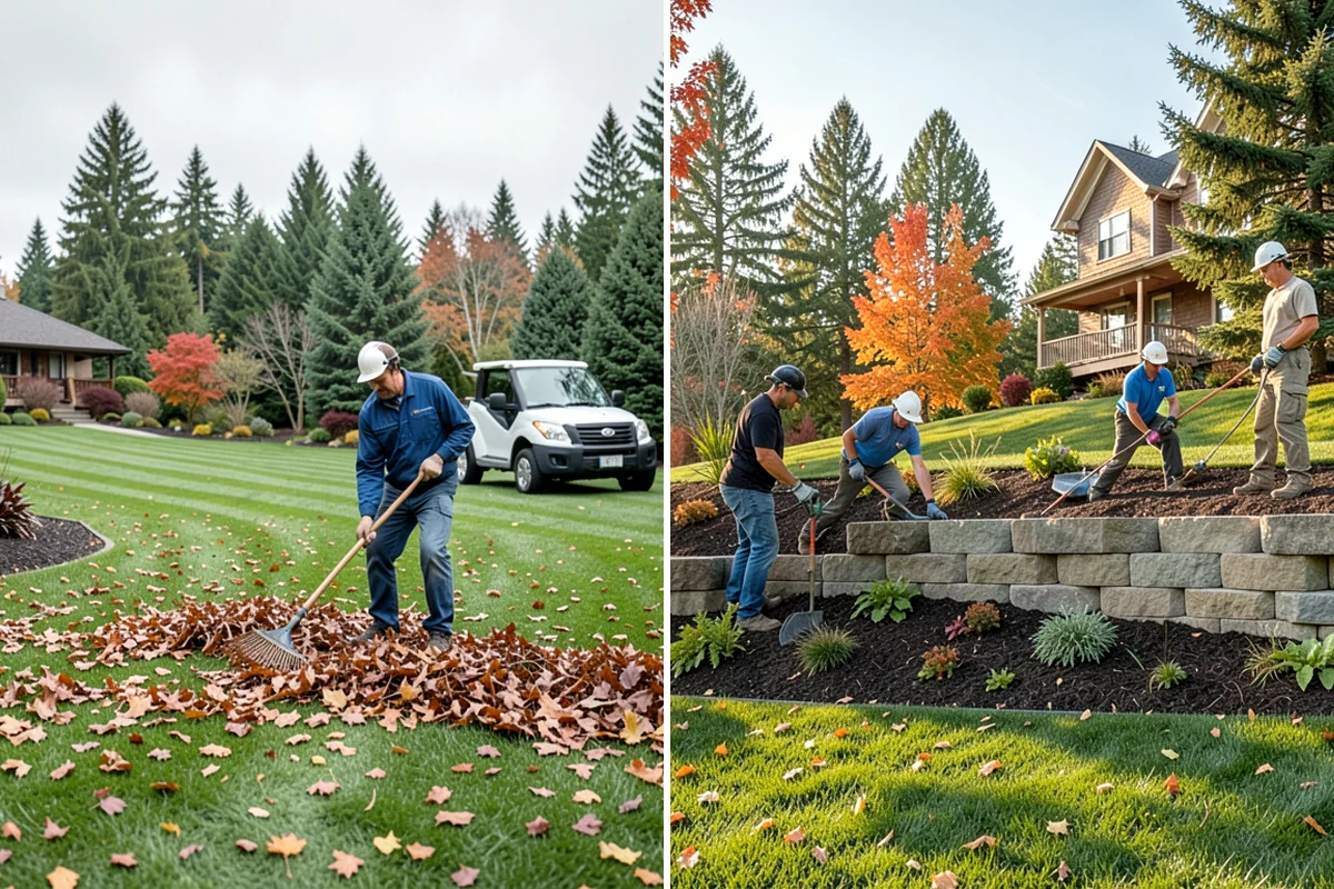 Brick Paver Installation in Lake Forest Park, King County, WA - Lay out patterns and confirm drainage grade